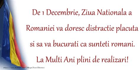 Felicitari De Decembrie De Decembrie Ziua Nationala A Romaniei