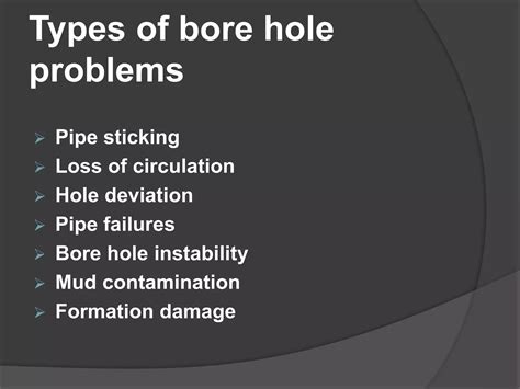 Bore Hole PPT