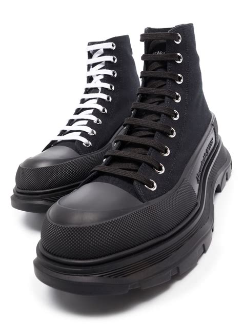 Alexander Mcqueen Tread Slick High Top Sneakers Farfetch