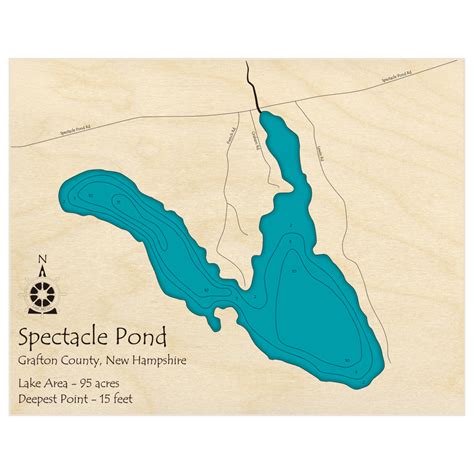 Spectacle Pond Custom Laser Cut Art Lake Art Llc