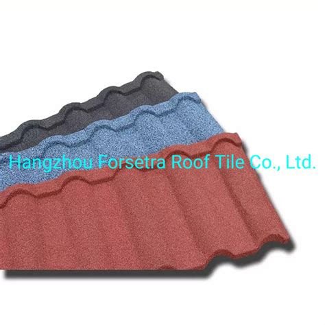 Hangzhou Manufacturer Aluminum Zinc Sheet Stone Coated Roofing Tile