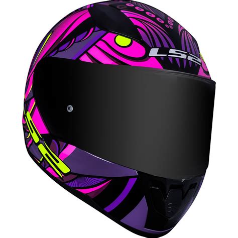 Capacete Ls Ff Rapid Athena Roxo