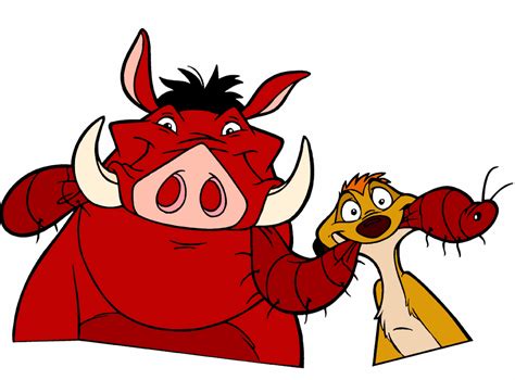 Funny Faces Of Timon And Pumbaa - DesiComments.com