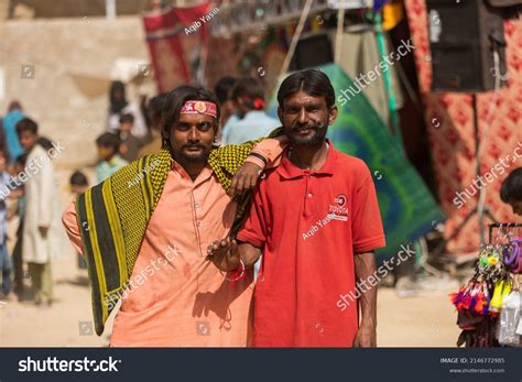 Hingol Pakistan March Hindu Yatris Stock Photo