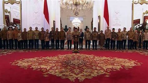 Daftar Lengkap Menteri Kabinet Merah Putih Presiden Prabowo Tunjuk