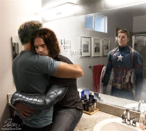 Pin By Lollipop On Superhero Couples I Ship Captain America And Bucky Stucky Bucky