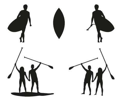 Premium Vector Kayak Silhouette Silhouette Kayak Vector Kayak Clip