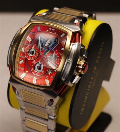 Invicta Marvel Iron Man Man Diablo Mm Ltd Ed Quartz Chrono Watch