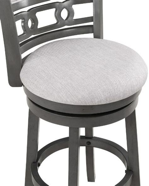 New Classic® Home Furnishings Gia Gray 29 Swivel Bar Stool Miskelly