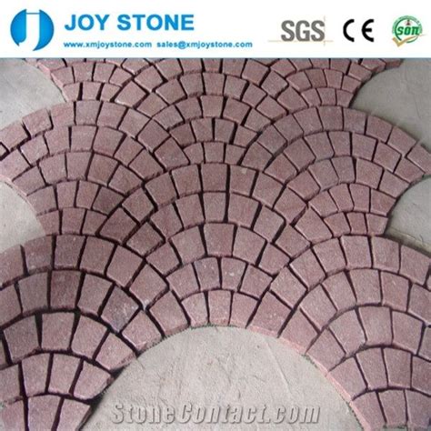 China Hot Sell Dayang Red Porphyry Granite Flamed Garden Pavements From