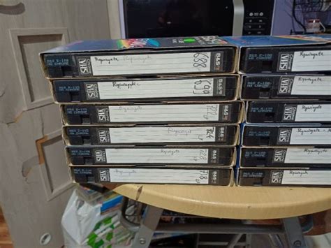 Zestaw Kaset Vhs Przegrywanych 12 Szt Warszawa Kup Teraz Na Allegro