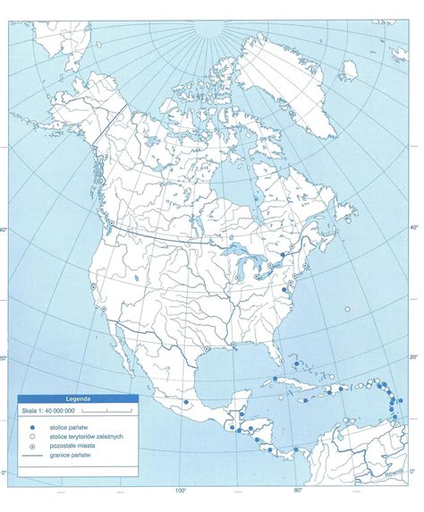 Geografia I Turystyka Mapy Konturowe Kontynenty