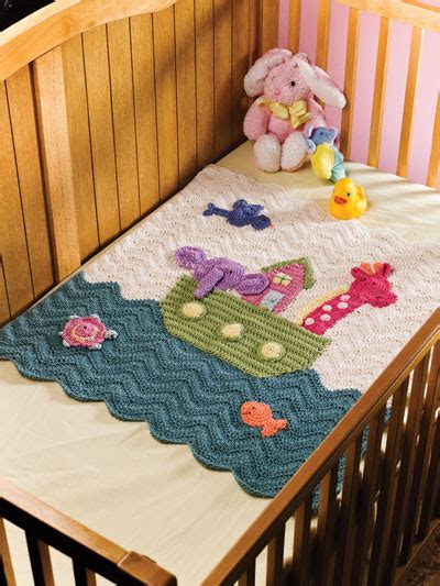 Crochet Noahs Ark Baby Blanket Pattern To Download