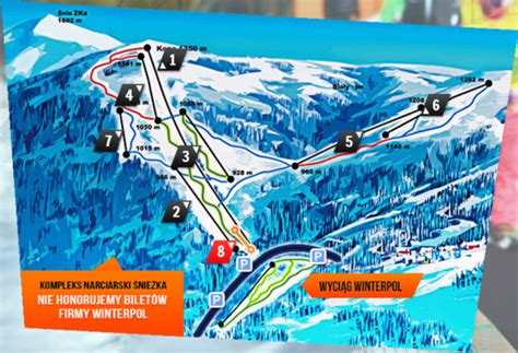 Trail map Śnieżka – Karpacz