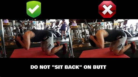 GREAT ABS EXERCISE KNEELING CABLE CRUNCH YouTube