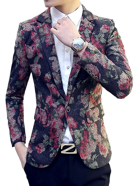 Brilliant Mens Floral Modern Blazer Blazer Outfits Men Mens Fashion Blazer Stylish Mens