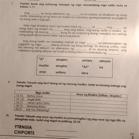 Patulong Po Pls Bukas Napo Ito Ipapasa Brainly Ph