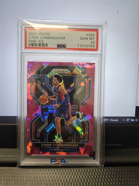 Cade Cunningham 2021 Prizm 282 Pink Ice Price Guide Sports Card Investor