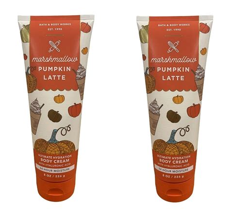 Bath And Body Works Marshmallow Pumpkin Latte 2 Pack Ultra Shea Body