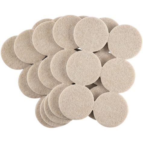 Super Sliders 1 12 Round Self Stick Felt Furniture Pad For Hardwood