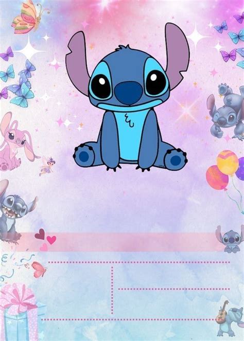 Pin By Ana On Fondos Para Tarjetas Lilo And Stitch Stitch Cartoon