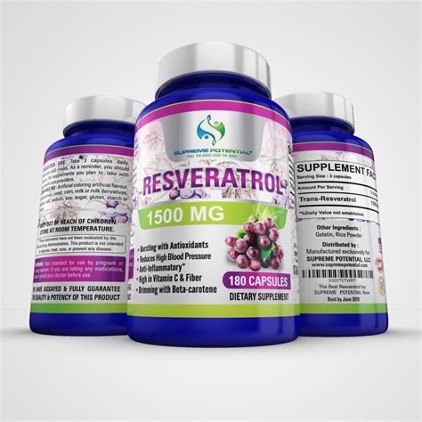 Pure Resveratrol Natural Anti Aging Anti Wrinkle Skincare