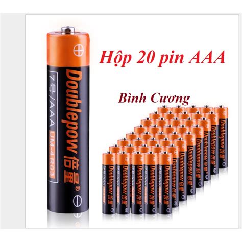 Hộp 20 viên pin đũa Doublepow AAA Shopee Việt Nam