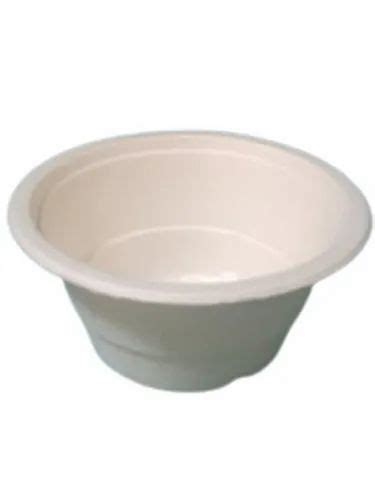 Bagasse White Ml Biodegradable Bowls For Event And Party Supplies