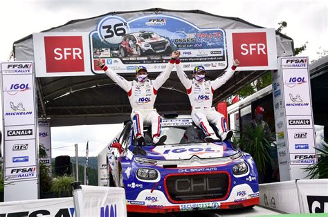 Automobile Championnat De France Asphalte Rallye Vosges Grand Est