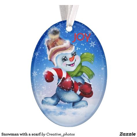 Snowman with a scarf ornament #ornaments #christmas #merrychristmas # ...