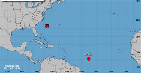 Huracán Beryl Se Fortalece Y Se Aproxima A Las Antillas Menores