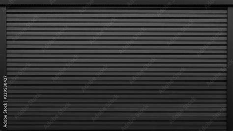 Corrugated Metal Sheetwhite Slide Door Roller Shutter Texture Stock