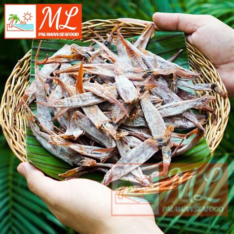 Pusit Small Tuyo Dry Fish Fresh Dried Bisugo From Palawan Seafood Fish