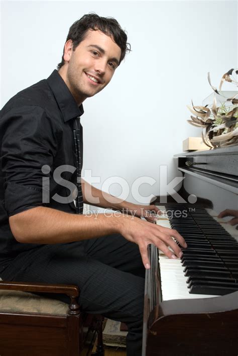 Smiling Piano Man Stock Photo | Royalty-Free | FreeImages