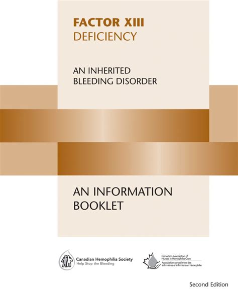 Factor Xiii Deficiency Hemophilia