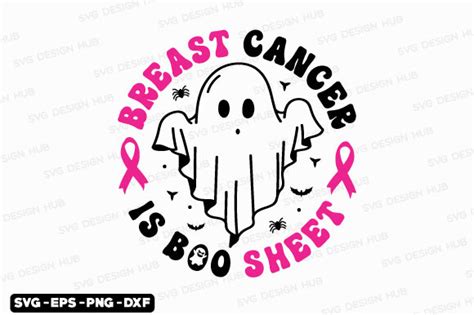 Breast Cancer Svg Breast Cancer Is Boo Graphic By Svg Design Hub · Creative Fabrica