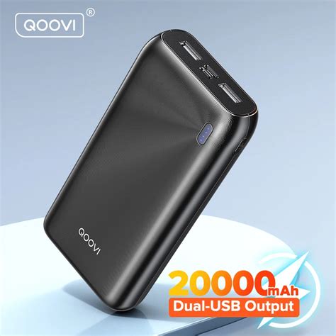 Qoovi Mah Power Bank Fast Charging Portable Charger External Large