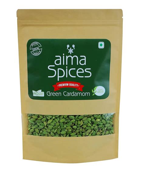 Aima Spices Green Cardamom Pods Whole Elaichi 100g Pack Of 1