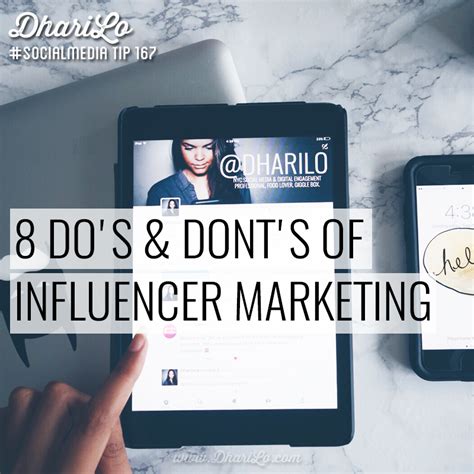 The Dos And Donts Of Influencer Marketing Dharilo Socialmedia