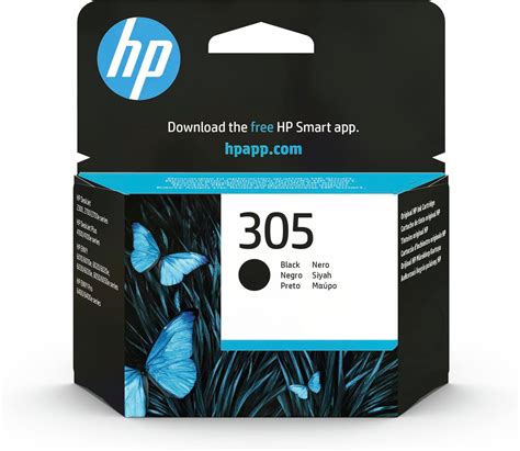 HP 3YM61AE 305 Original Ink Cartridge, Black, Pack of 1 : Amazon.co.uk ...