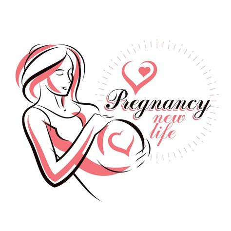 Vecteurs Et Illustrations De Logo Femme Enceinte Alcool En