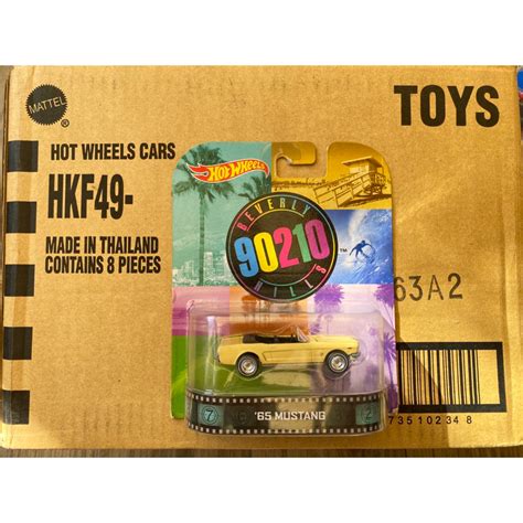 風火輪 Hot wheels Ford 福特敞篷野馬 65 Mustang 美麗假期 老卡 絕版 蝦皮購物
