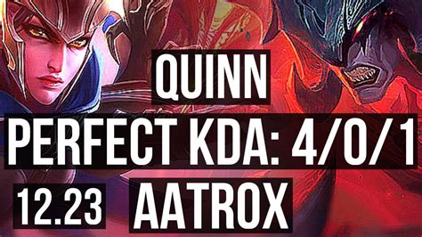 Quinn Vs Aatrox Top Rank 4 Quinn 4 0 1 300 Games Kr