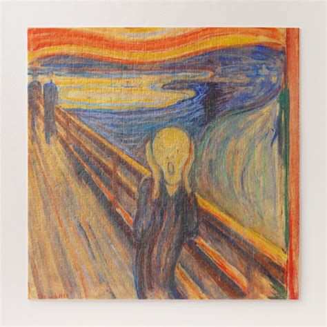 The Scream By Edvard Munch Jigsaw Puzzle Size 20 X 20 676 Pieces