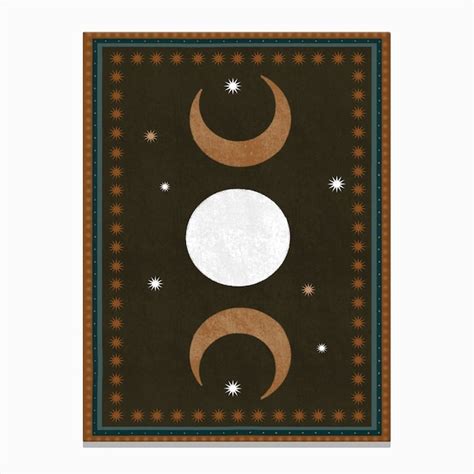 Triple Moon Art Print by Moon & Moth Studio - Fy