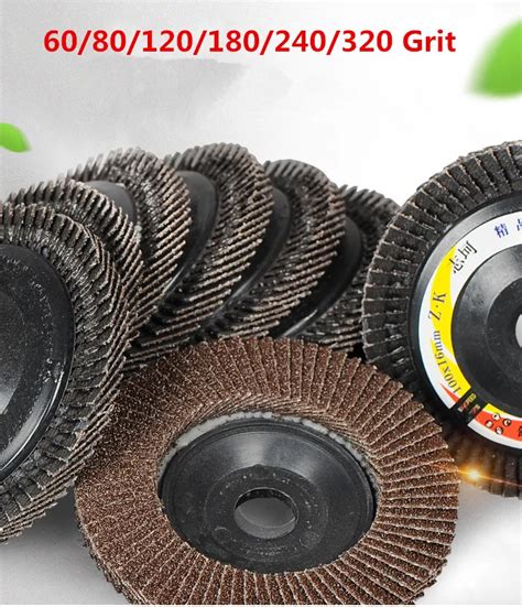 Pcs Set Mm Grits Grit Flap Sanding Grinding Discs Angle