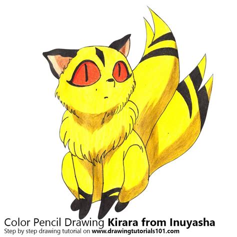 How To Draw Kirara From Inuyasha Inuyasha Step By Step