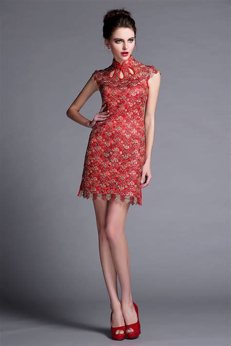 Remarkable Modern Red Lace Cheongsam Qipao Dress Qipao Cheongsam And Dresses Women