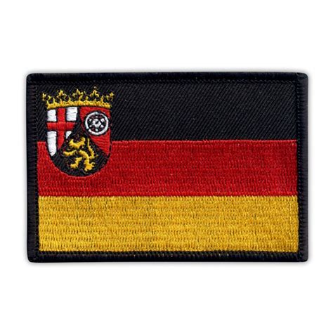 Flag of Rhineland-Palatinate Embroidered Patch/Badge