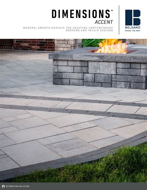 Dimensions Accent CPM Cut Sheet Belgard